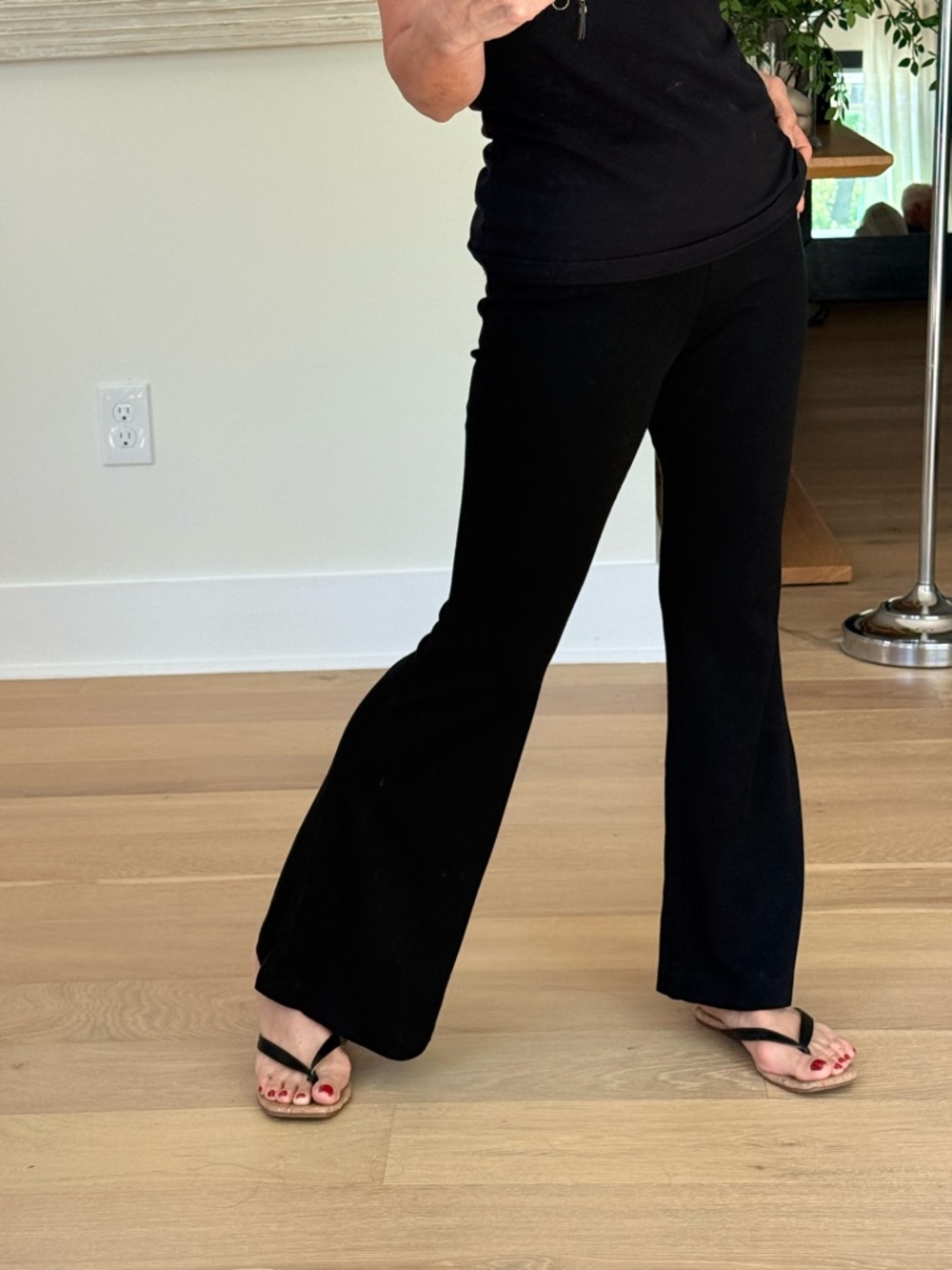 Ella Moss Black Flare Pants size XS